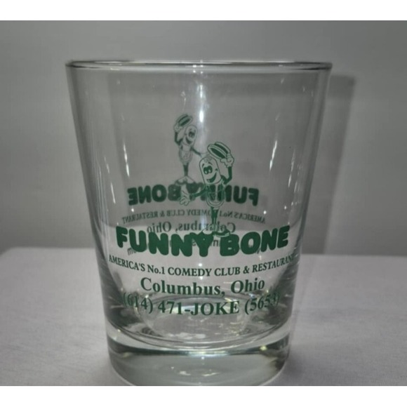 Source Unknown Other - The Funny Bone Comedy Club 16 oz. glass Columbus, Ohio